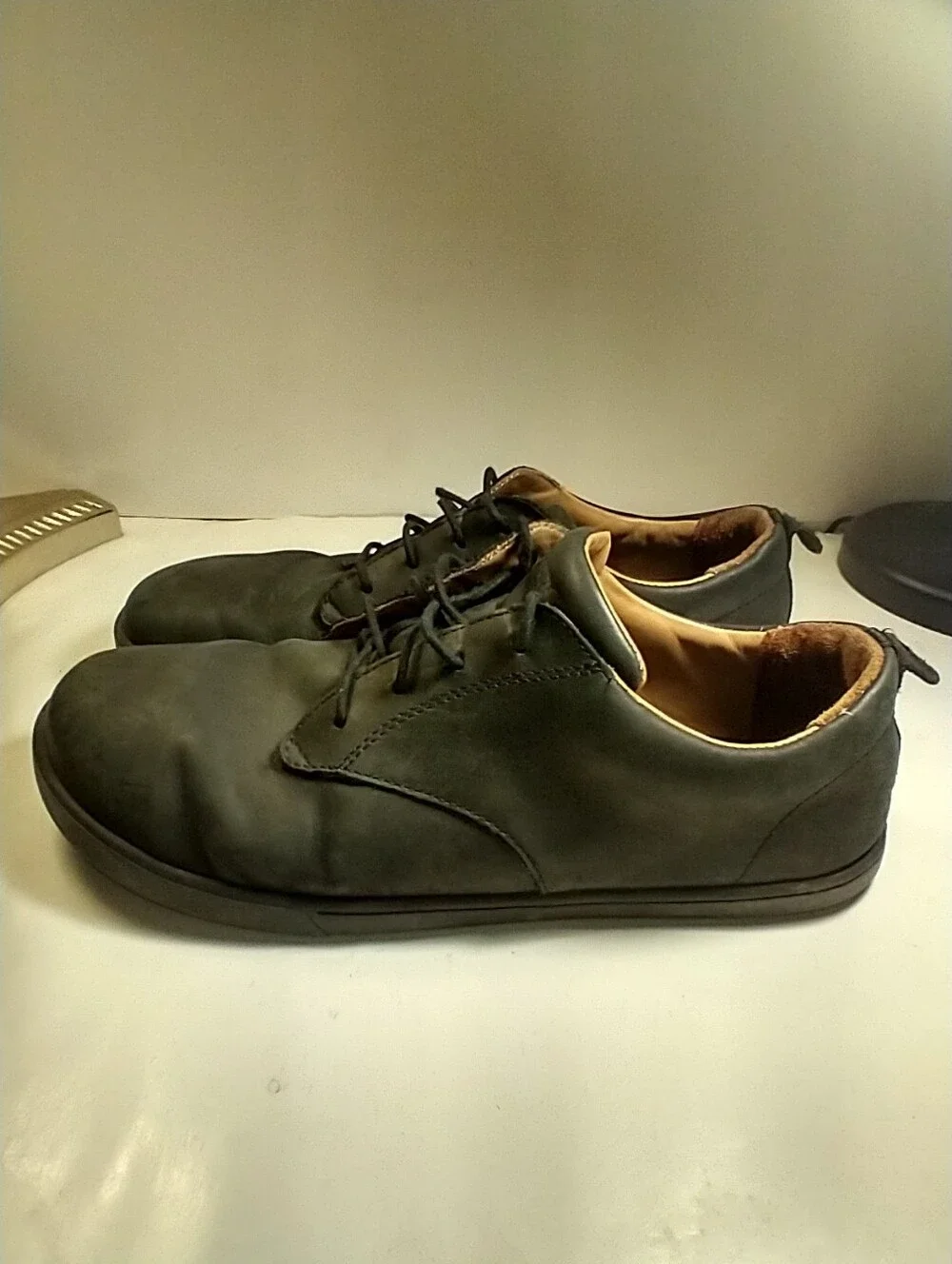 Xero Glenn Dress Black Leather Barefoot Casual Shoes Men's sz 12.